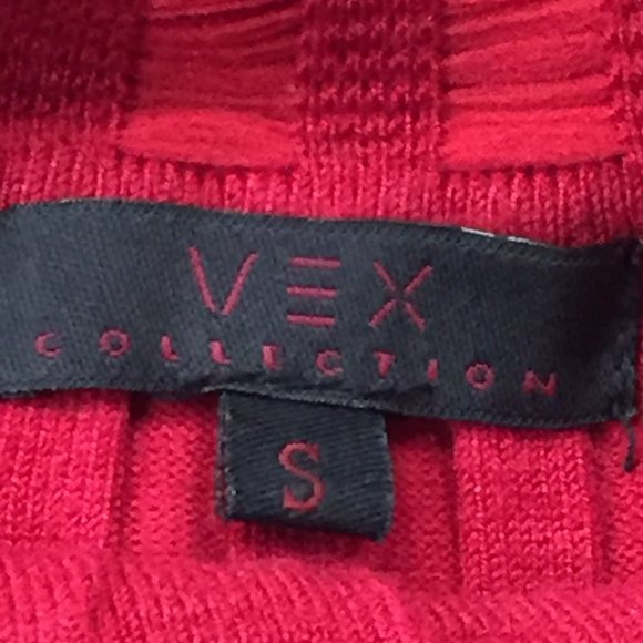 VEX Collection Red Size S Long Sleeve Sweater - Picture 11 of 11